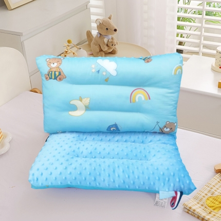 91家纺网 家纺一手货源 找家纺 冬巢 枕芯 新款全棉A类儿童安抚豆豆枕儿童枕头枕套幼儿园枕芯