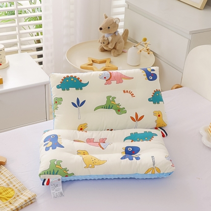 91家纺网 家纺一手货源 找家纺 冬巢 枕芯 新款全棉A类儿童安抚豆豆枕儿童枕头枕套幼儿园枕芯