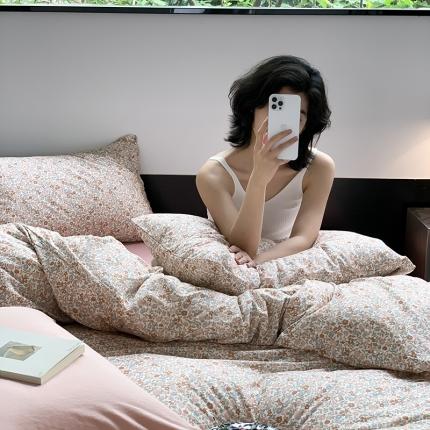 91家纺网 家纺一手货源 找家纺 （总）源启生活2023新款亲肤舒适秋冬全棉针织棉四件套