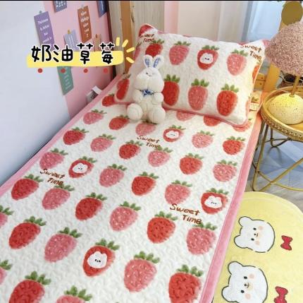 91家纺网 家纺一手货源 找家纺 （总）赫梵茜2023新款多功能秋冬保暖A类牛奶绒床盖三件套