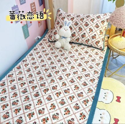 91家纺网 家纺一手货源 找家纺 （总）赫梵茜2023新款多功能秋冬保暖A类牛奶绒床盖三件套