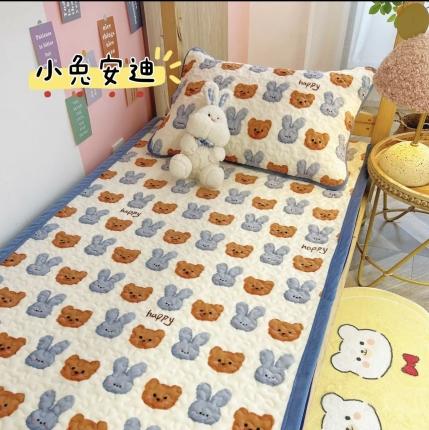 91家纺网 家纺一手货源 找家纺 （总）赫梵茜2023新款多功能秋冬保暖A类牛奶绒床盖三件套