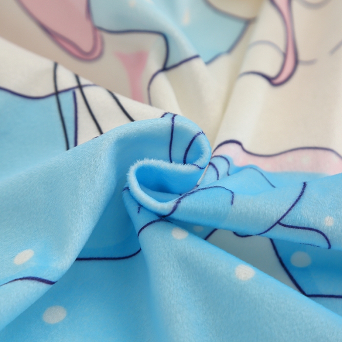 91家纺网 家纺一手货源 找家纺 八零年代 2023新款大版卡通牛奶绒幼儿园三件套宝宝绒保暖套件 宝宝绒-芭蕾公主