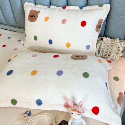 91家纺网 家纺一手货源 找家纺 (总)百寐2023年保暖牛奶绒信封枕套+枕芯组合防静电牛奶绒枕芯保护套