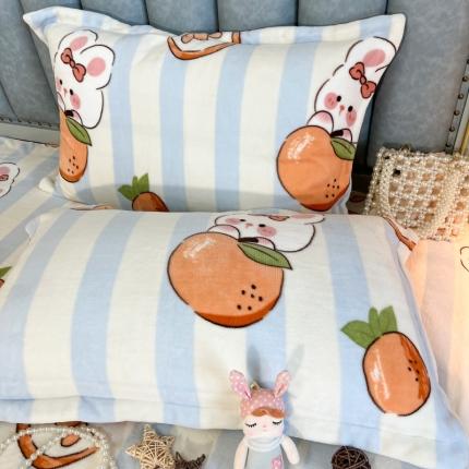 91家纺网 家纺一手货源 找家纺 (总)百寐2023年保暖牛奶绒信封枕套+枕芯组合防静电牛奶绒枕芯保护套