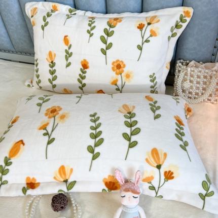 91家纺网 家纺一手货源 找家纺 (总)百寐2023年保暖牛奶绒信封枕套+枕芯组合防静电牛奶绒枕芯保护套