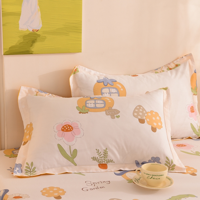 91家纺网 家纺一手货源 找家纺 总甜之梦 2025新款12868全棉印花系列单品枕套