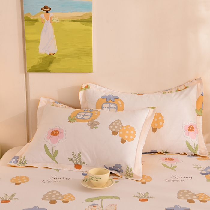 91家纺网 家纺一手货源 找家纺 总甜之梦 2025新款12868全棉印花系列单品枕套