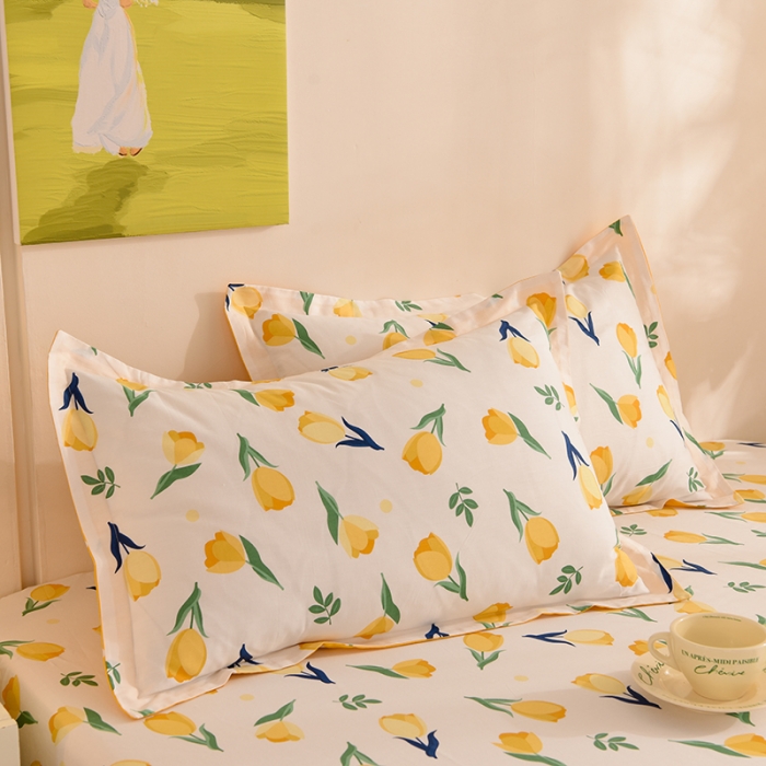 91家纺网 家纺一手货源 找家纺 甜之梦 2025新款12868全棉印花系列单品枕套约定