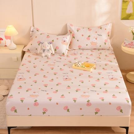 91家纺网 家纺一手货源 找家纺 总甜之梦 新款12868全棉印花系列单床笠（可接缺角异型）