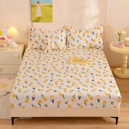 甜之梦 新款12868全棉印花系列单床笠（可接缺角异型）约定