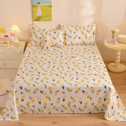 91家纺网 家纺一手货源 找家纺 总甜之梦 新款12868全棉定制尺寸印花系列单床单