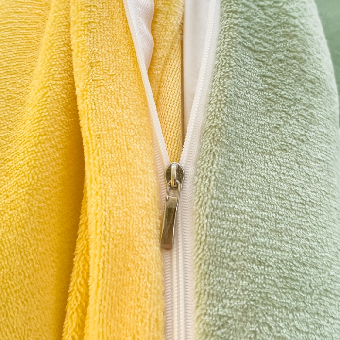 91家纺网 家纺一手货源 找家纺 牛奶绒双拼小香风刺绣贴布绣四件套-戴安娜（含买家秀）戴安娜-牛油果绿