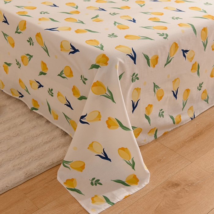 91家纺网 家纺一手货源 找家纺 甜之梦 新款12868全棉定制尺寸印花系列单床单约定