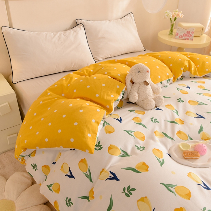 91家纺网 家纺一手货源 找家纺 甜之梦 新款12868全棉定制尺寸印花系列单被套约定