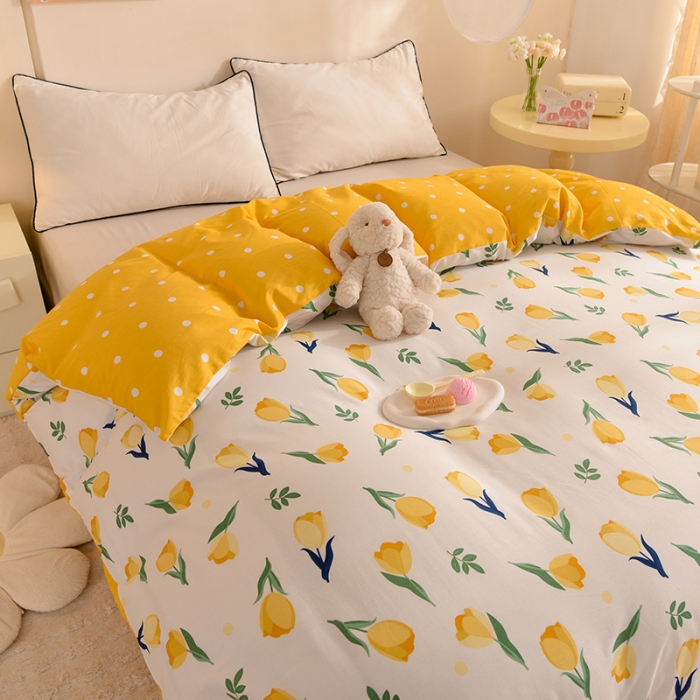 91家纺网 家纺一手货源 找家纺 甜之梦 新款12868全棉定制尺寸印花系列单被套约定