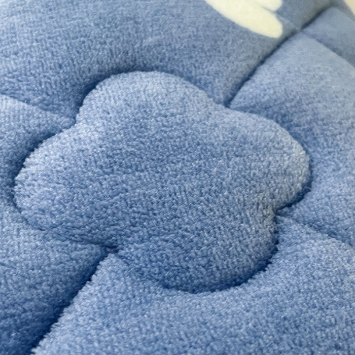 91家纺网 家纺一手货源 找家纺 梦舒羽 2025新款牛奶绒夹棉长枕套宿舍双人枕芯套 可爱狗狗