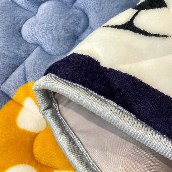 91家纺网 家纺一手货源 找家纺 梦舒羽 2025新款牛奶绒夹棉长枕套宿舍双人枕芯套 可爱狗狗