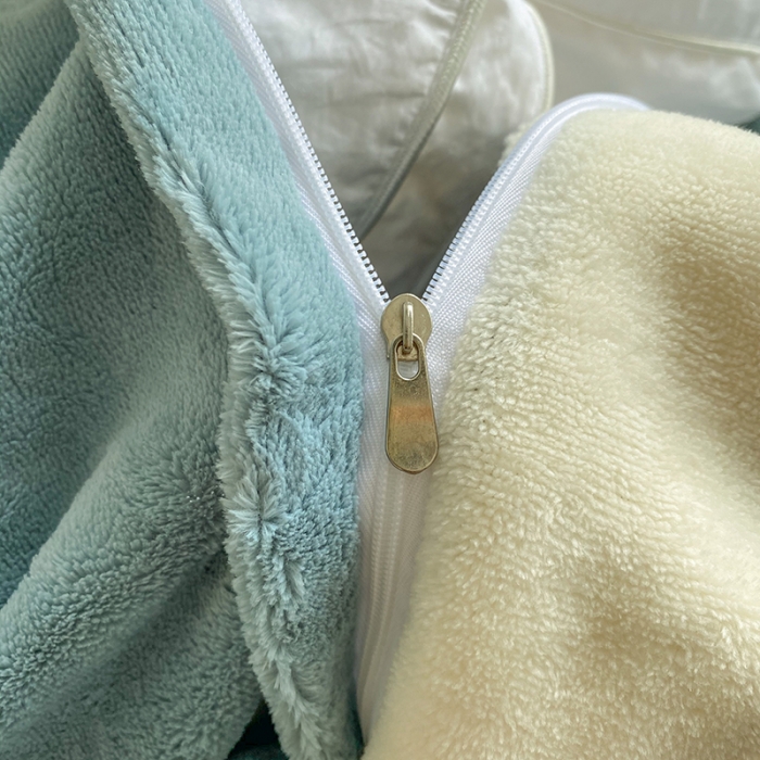 91家纺网 家纺一手货源 找家纺 可以家居 2023新款全消光云绒雅思绒牛奶绒刺绣四件套-漫妮 漫妮-蓝