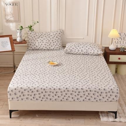 91家纺网 家纺一手货源 找家纺 （总）甜之梦 2025新款针织棉印花单品床笠（定制任何尺寸和异型缺角）