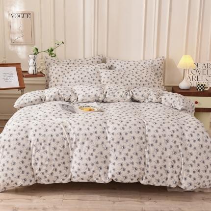 91家纺网 家纺一手货源 找家纺 （总）甜之梦 2025新款针织棉印花四件套（定制任何尺寸）