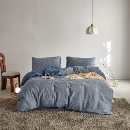 91家纺网 家纺一手货源 找家纺 （总）安莱生活 2023新款A类双层纱全棉锦弈系列四件套