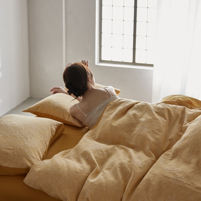 91家纺网 家纺一手货源 找家纺 （总）安莱生活 2023新款A类双层纱全棉锦弈系列四件套