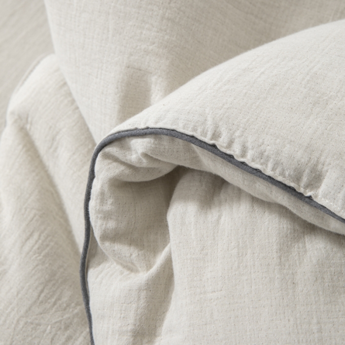 91家纺网 家纺一手货源 找家纺 （总）安莱生活 2023新款A类高端本色色织双层纱棉花被