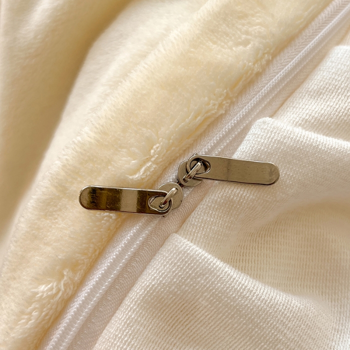 91家纺网 家纺一手货源 找家纺 唐人居 2025新款加厚牛奶绒蕾丝花边四件套-花颜 花颜-奶黄