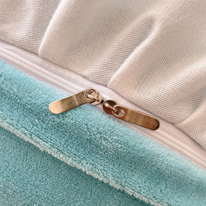 91家纺网 家纺一手货源 找家纺 唐人居 2025新款加厚牛奶绒蕾丝花边四件套-花颜 花颜-天蓝