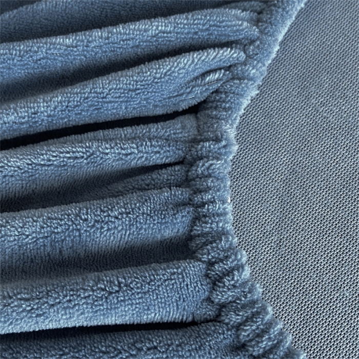 91家纺网 家纺一手货源 找家纺 古吉梦 2023新款牛奶绒刺绣床笠-琳达 琳达-宝石蓝