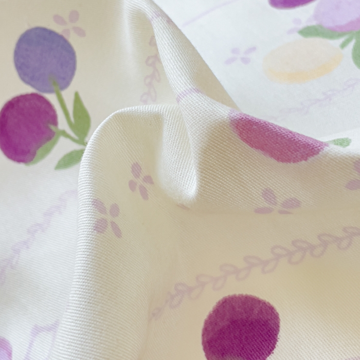 91家纺网 家纺一手货源 找家纺 金丝鸟家纺 2023新款全棉印花加牛奶绒四件套 紫葡萄 a棉b牛奶绒