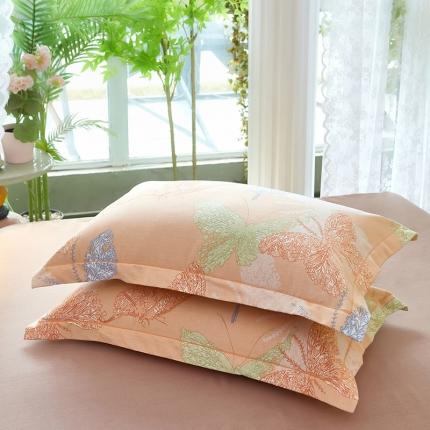 91家纺网 家纺一手货源 找家纺 （总1）安逸家纺 新款全棉枕套加厚生态磨毛学生单枕套一对