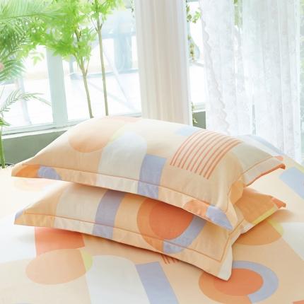 91家纺网 家纺一手货源 找家纺 （总1）安逸家纺 新款全棉枕套加厚生态磨毛学生单枕套一对