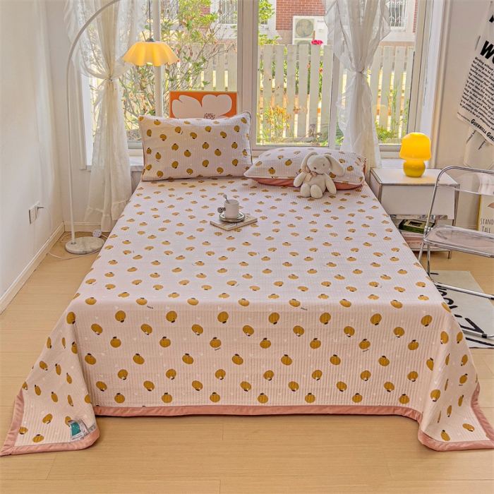 91家纺网 家纺一手货源 找家纺 上喜 热卖莫代尔绒夹棉床盖三件套 大橘大利