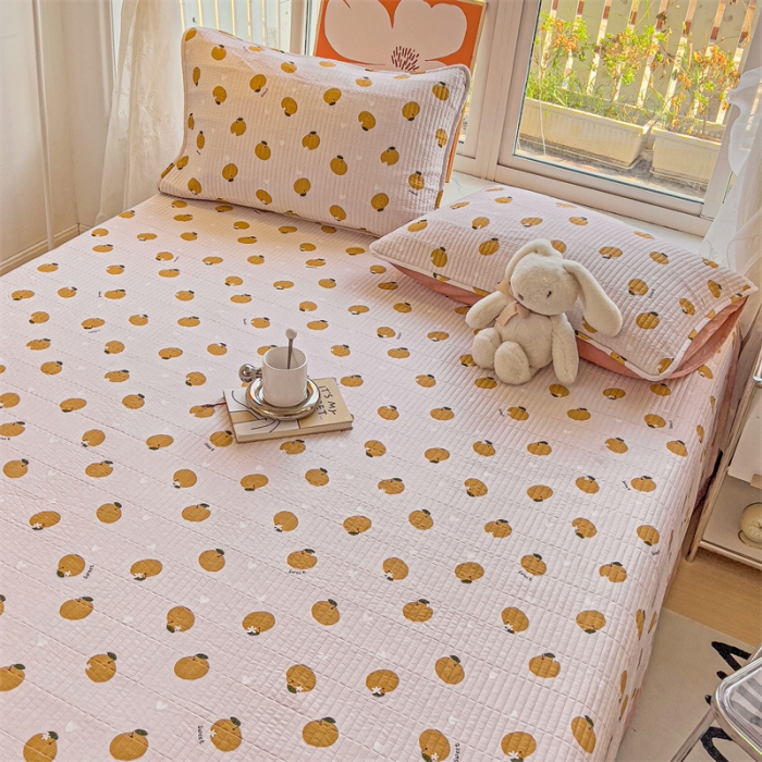 91家纺网 家纺一手货源 找家纺 上喜 热卖莫代尔绒夹棉床盖三件套 大橘大利