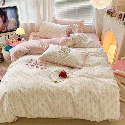 91家纺网 家纺一手货源 找家纺 （总）昔可 2023新款亲肤柔软棉加绒四件套