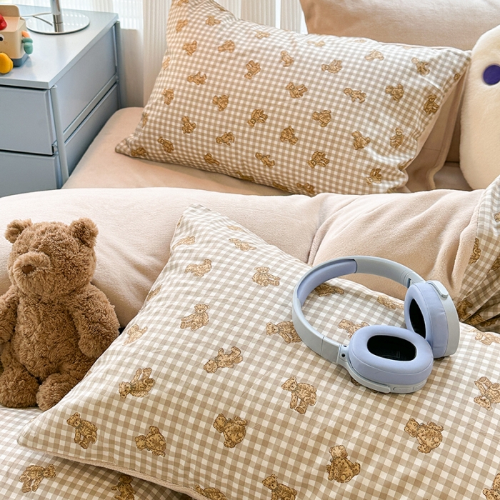 91家纺网 家纺一手货源 找家纺 （总）昔可 2023新款亲肤柔软棉加绒四件套