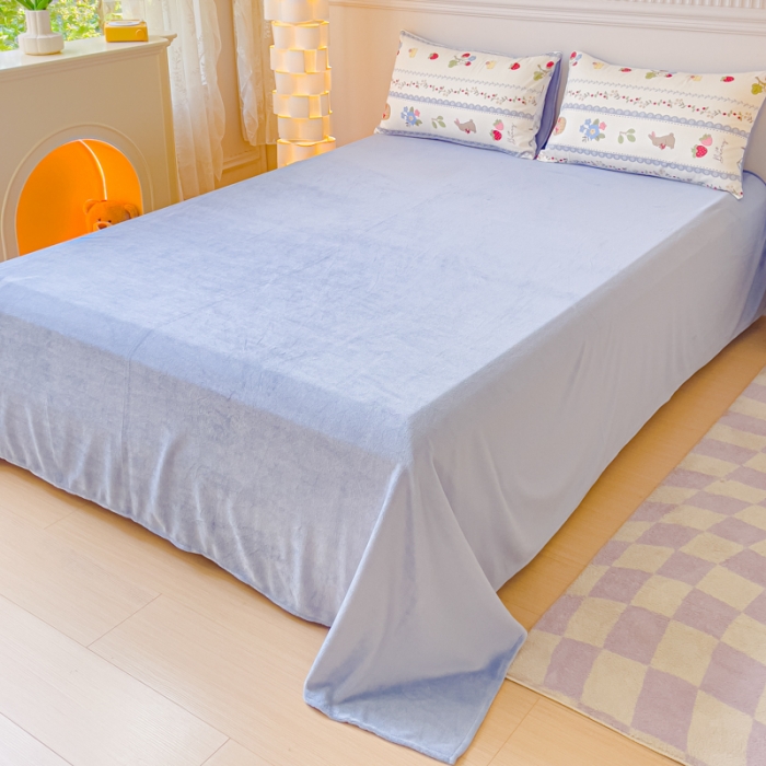 91家纺网 家纺一手货源 找家纺 （总）金丝鸟家纺 2024新款全棉印花加牛奶绒四件套