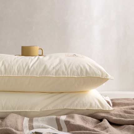 91家纺网 家纺一手货源 找家纺 （总）她喜爱枕芯 2023新款A+母婴A类原棉枕 双针单边酒店舒适枕头