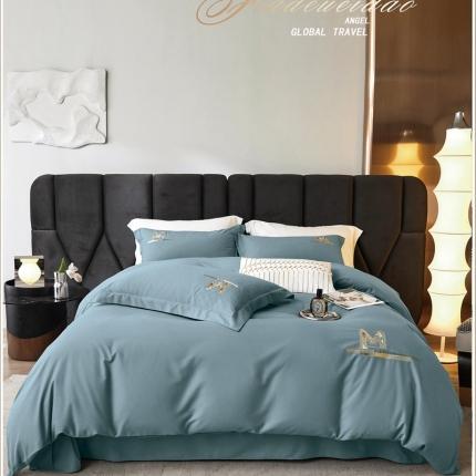 惠居家 2023新款全棉磨毛四件套-星辰 星晨卡宴蓝