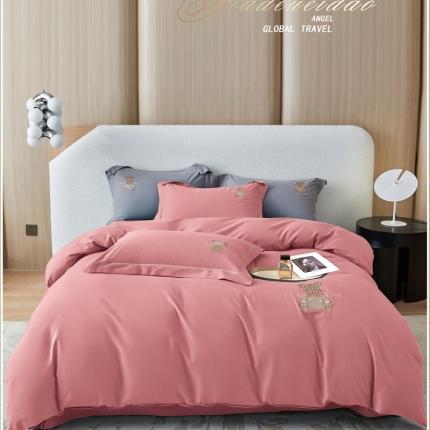 91家纺网 家纺一手货源 找家纺 （总）惠居家 2023新款全棉磨毛四件套-小熊