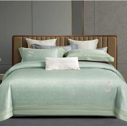 91家纺网 家纺一手货源 找家纺 （总）惠居家 2023新款长绒棉磨毛提花四件套-玛丽