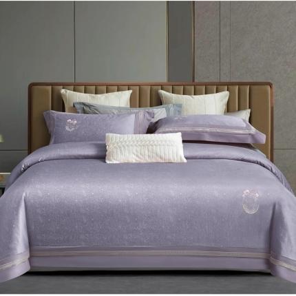 91家纺网 家纺一手货源 找家纺 （总）惠居家 2023新款长绒棉磨毛提花四件套-玛丽