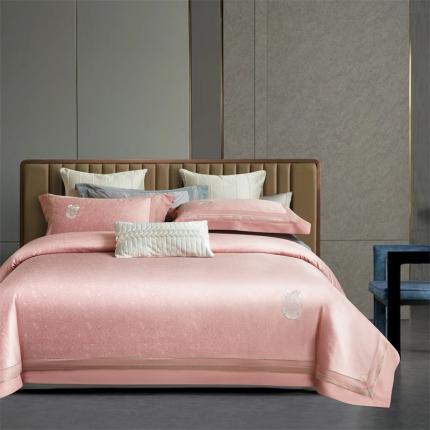 惠居家 2023新款长绒棉磨毛提花四件套-玛丽 玛丽-美人玉