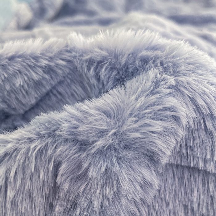 91家纺网 家纺一手货源 找家纺 安哆啦加厚9斤獭兔毛绒兔兔绒剪花牛奶绒四件套纯色双拼系列 宝石蓝