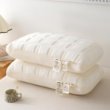 织布人2023新款枕芯超柔针织云端菠萝面包枕护颈羽丝绒枕头枕芯