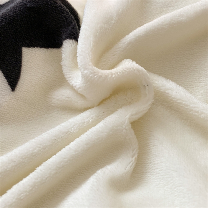 91家纺网 家纺一手货源 找家纺 时光里 2023新款230g半消光印花牛奶绒四件套 卡通款-熊猫