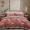 91家纺网 家纺一手货源 找家纺 2023新品天丝棉磨毛暖阳绒四件套 绚丽 红