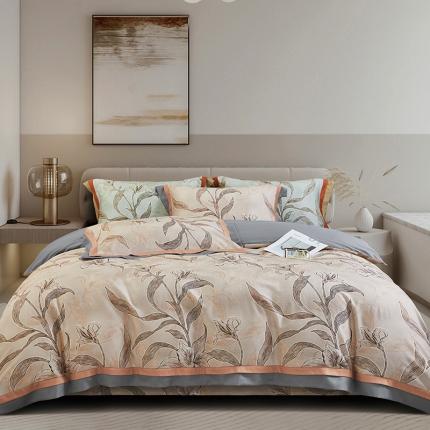 91家纺网 家纺一手货源 找家纺 （总）2023新品天丝磨毛天丝棉磨毛暖阳绒加厚斜纹磨毛印花四件套